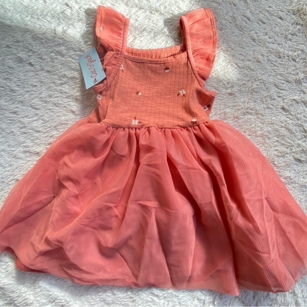 Girl’s peach dress with underwear
